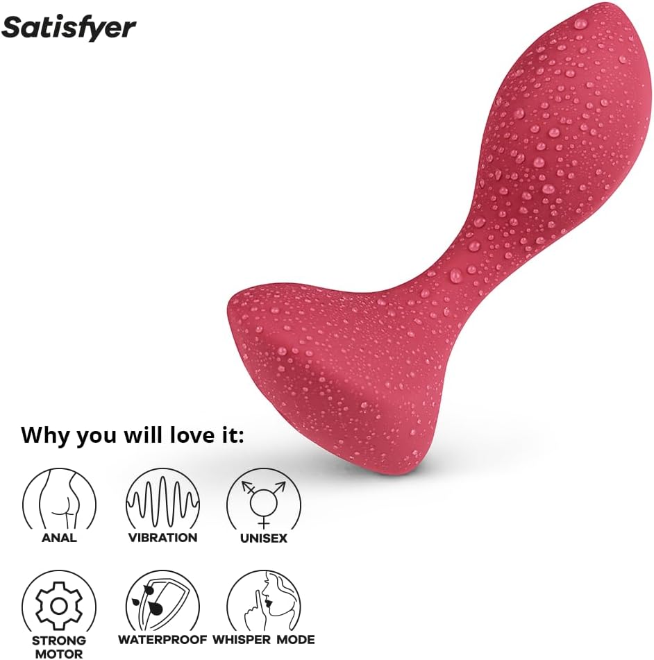 satisfyer backdoor lover vibrating butt plug BANG! Rechargeable Rotating & Vibrating Silicone Butt Plug With Remote main image 1